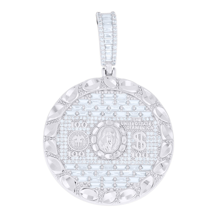 925 Sterling Silver Cz Pendant