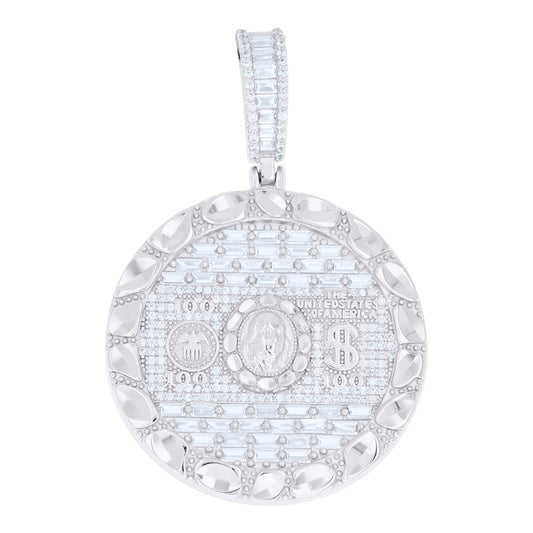 925 Sterling Silver Cz Pendant