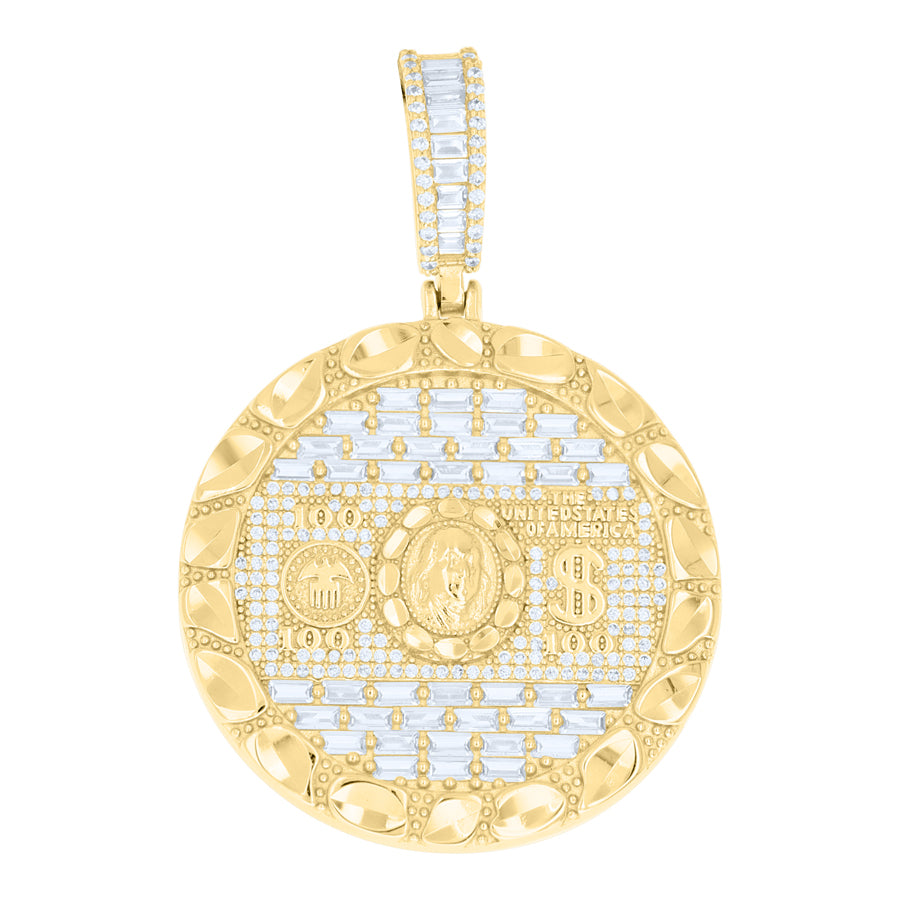925 Sterling Silver Cz Pendant