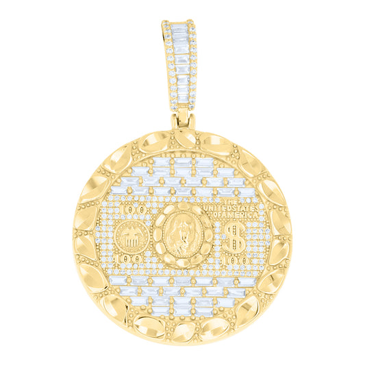 925 Sterling Silver Cz Pendant