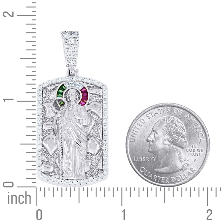 925 Sterling Silver Cz Pendant