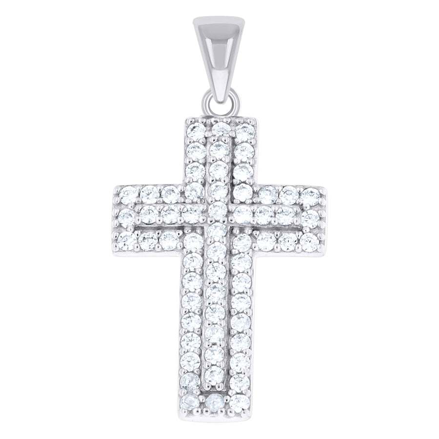 925 Sterling Silver Cz Pendant