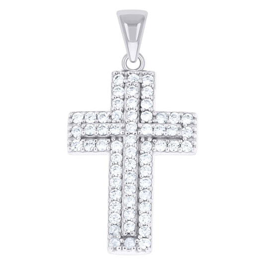 925 Sterling Silver Cz Pendant