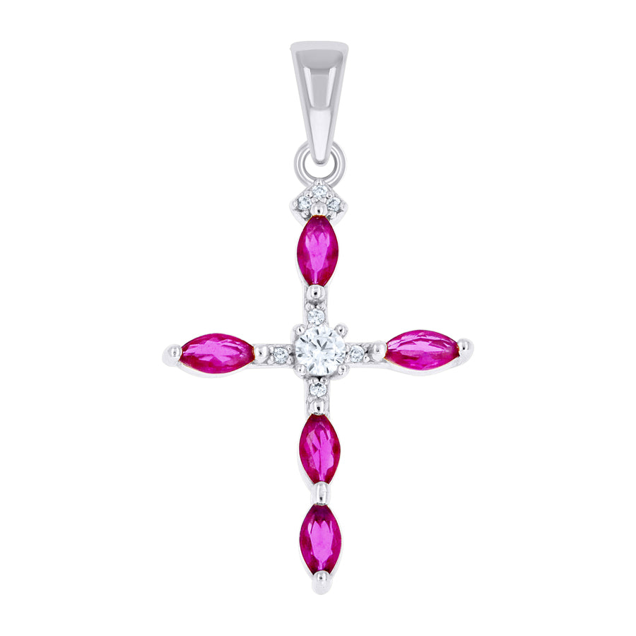 925 Sterling Silver Cz Pendant