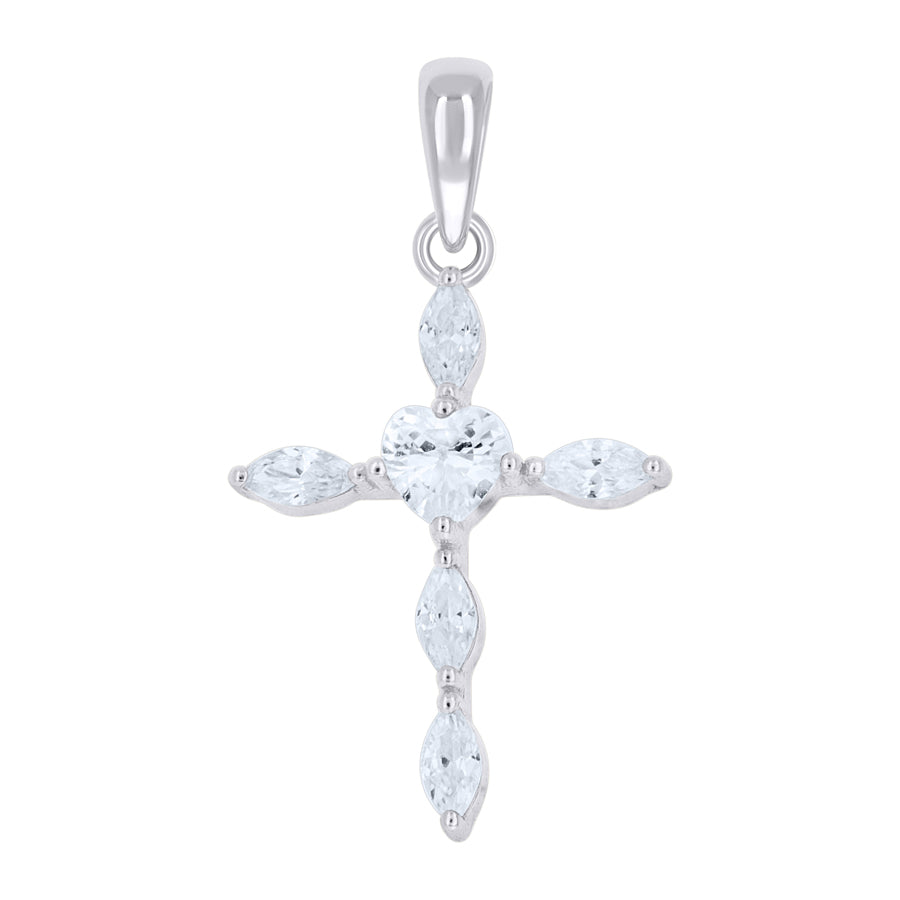 925 Sterling Silver Cz Pendant