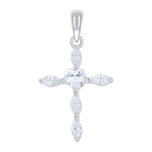 925 Sterling Silver Cz Pendant