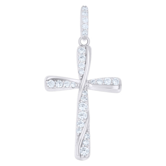 925 Sterling Silver Cz Pendant