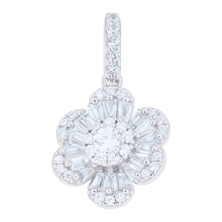 925 Sterling Silver Cz Pendant
