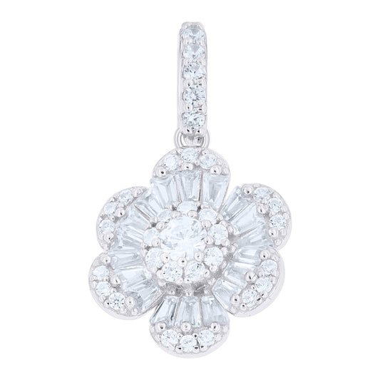 925 Sterling Silver Cz Pendant