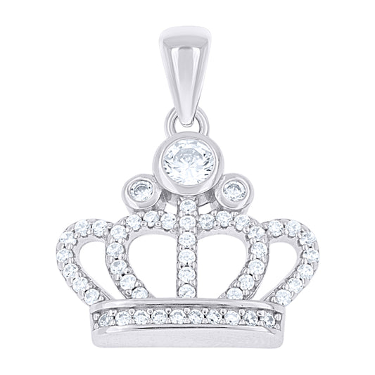 925 Sterling Silver Cz Pendant