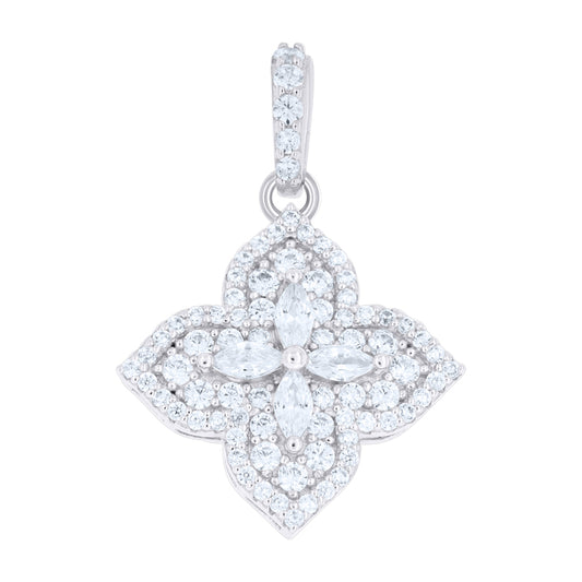 925 Sterling Silver Cz Pendant