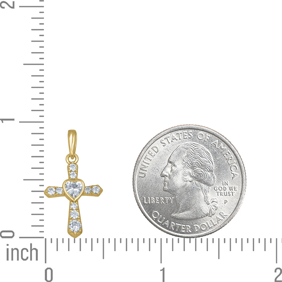 925 Sterling Silver Cz Pendant