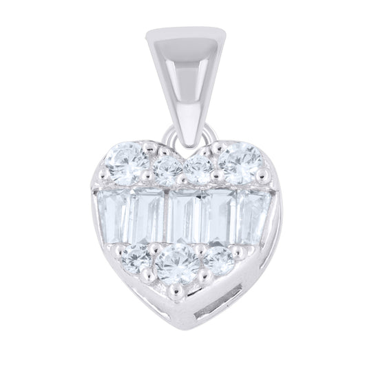 925 Sterling Silver Cz Pendant