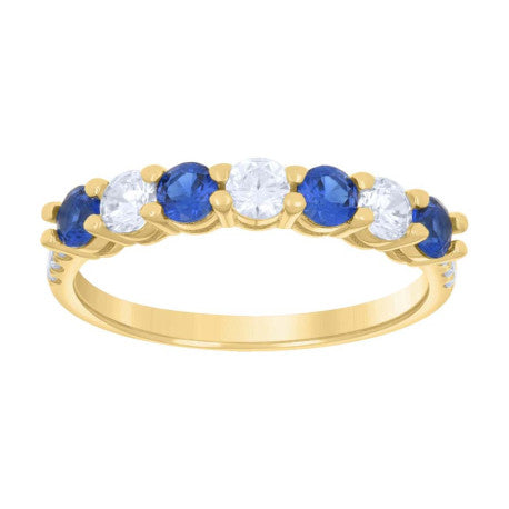 14K Gold Cz Ring