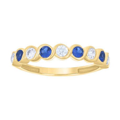 14K Gold Cz Ring