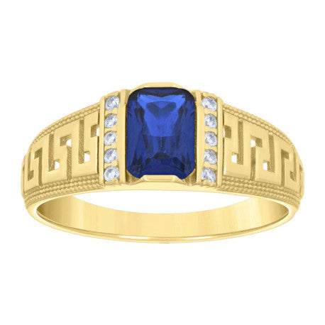 14K Gold Cz Ring