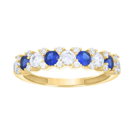 14K Gold Cz Ring