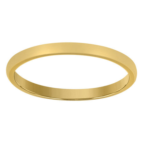 14Kt-Gold 2mm Com.Fit Wedding Band