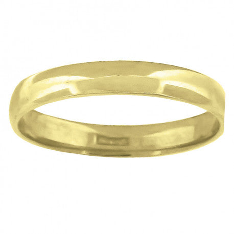 14Kt-Gold 3mm Regular Fit Wedding Band