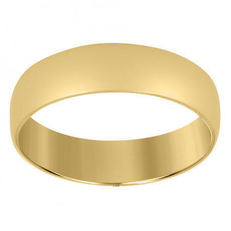 14Kt-Gold 6mm Regular Fit Wedding Band