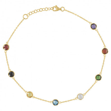 14kt Gold Anklet 10"