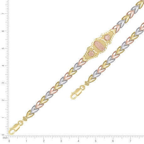 14Kt Gold Bracelet 7.5"