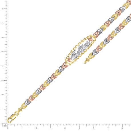 14Kt Gold Bracelet 7.5"