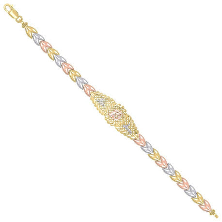 14Kt Gold Bracelet 7.5"