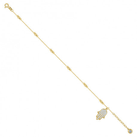 14Kt Gold Bracelet/Anklet 8"