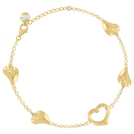 14Kt Gold Bracelet/Anklet 8"