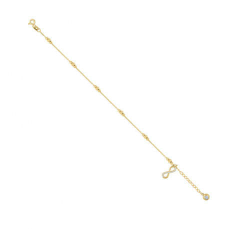 14Kt Gold Bracelet/Anklet 8"