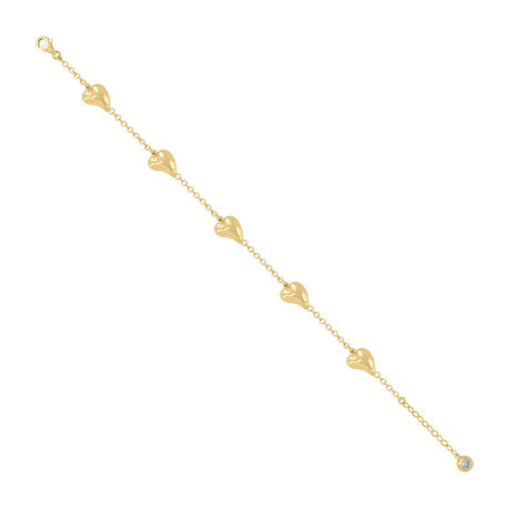 14Kt Gold Bracelet/Anklet 8"