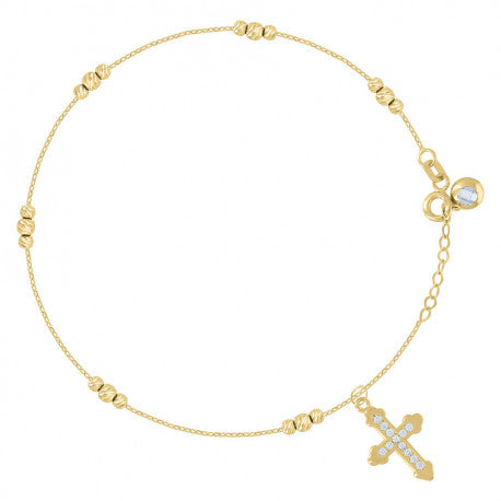 14Kt Gold Bracelet/Anklet 8"