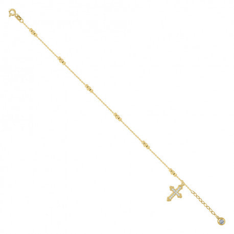 14Kt Gold Bracelet/Anklet 8"
