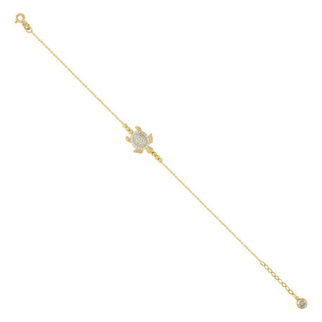 14Kt Gold Bracelet/Anklet 8"