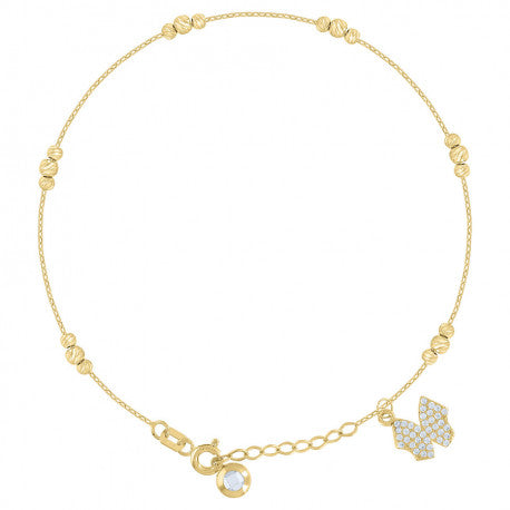 14Kt Gold Bracelet/Anklet 8"
