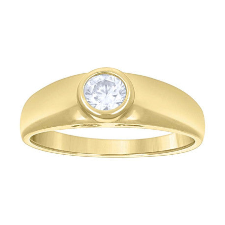 14Kt Gold Cz Baby Ring