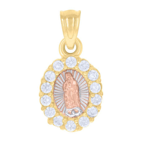 14Kt Gold Cz Pendant