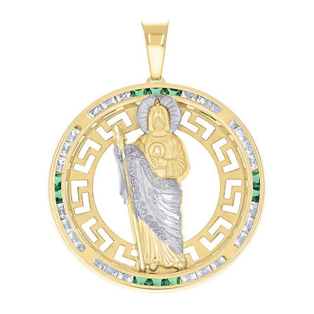 14Kt Gold Cz Pendant