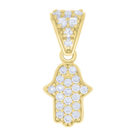 14Kt Gold Cz Pendant
