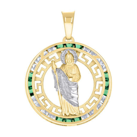 14Kt Gold Cz Pendant