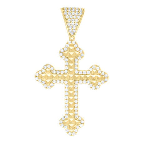 14Kt Gold Cz Pendant