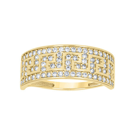 14Kt Gold Cz Ring S7