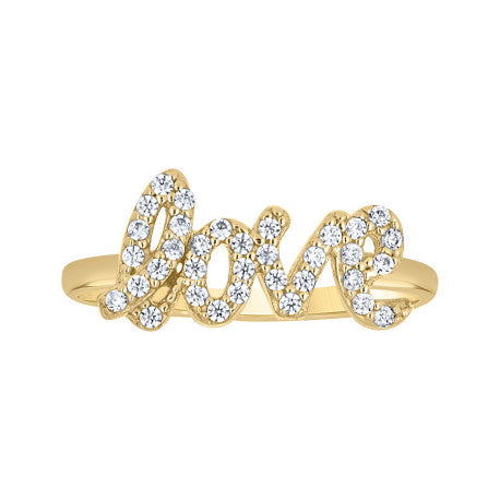 14Kt Gold Cz Ring S7