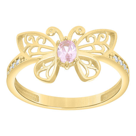 14Kt Gold Cz Ring
