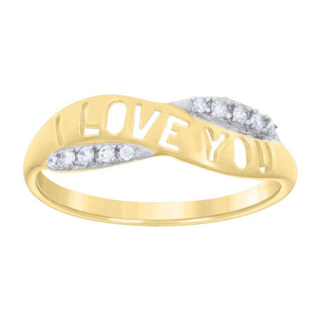 14Kt Gold Cz Ring
