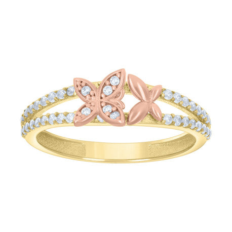 14Kt Gold Cz Ring