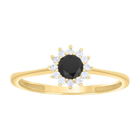14Kt Gold Cz Ring
