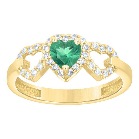 14Kt Gold Cz Ring