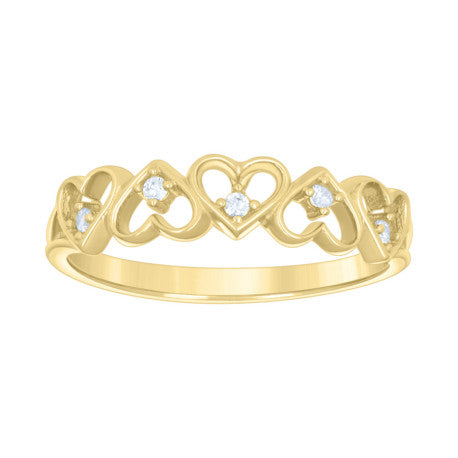 14Kt Gold Cz Ring